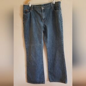 Eddie Bauer womens blue denim Jean size 16L